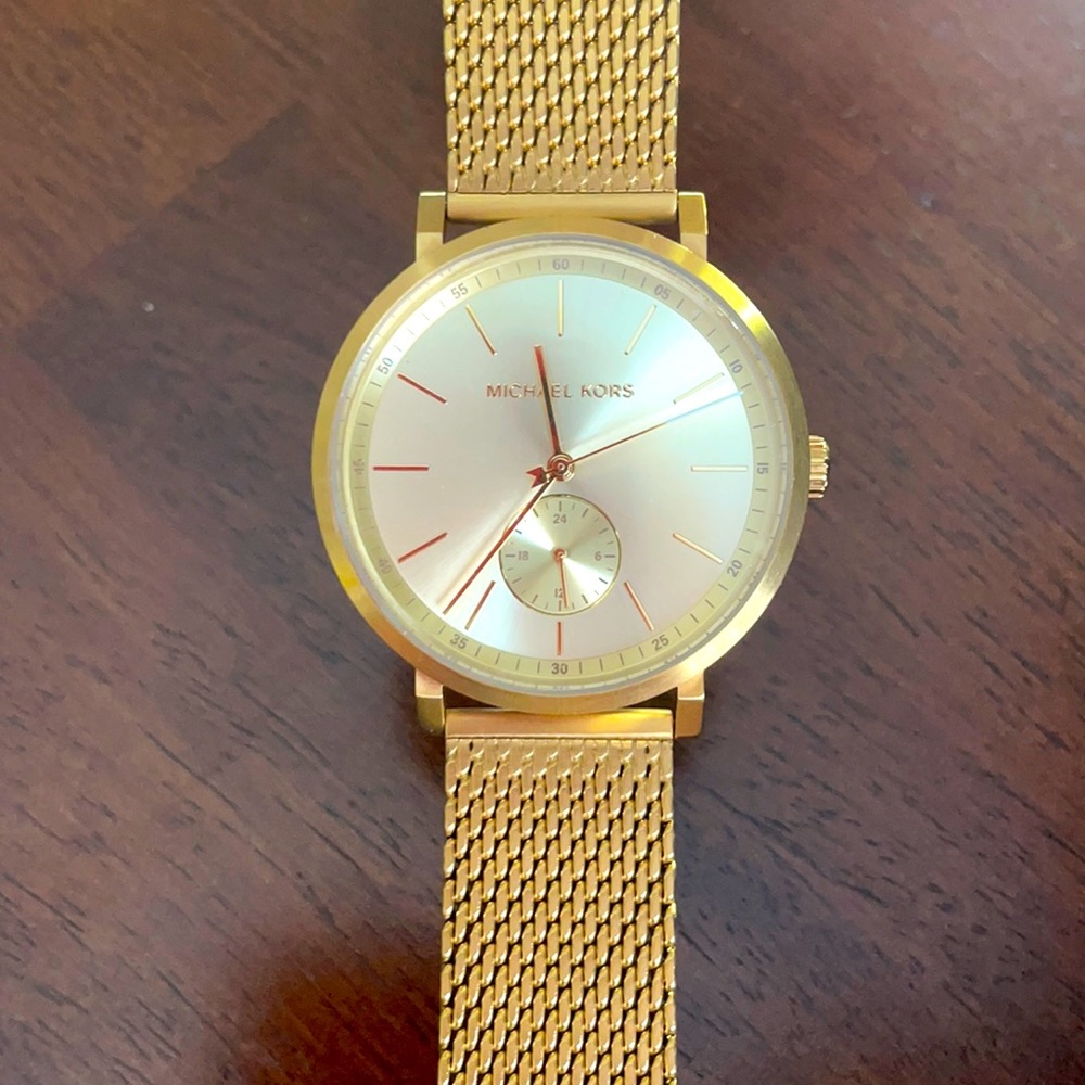 Gold Michael Kors watch